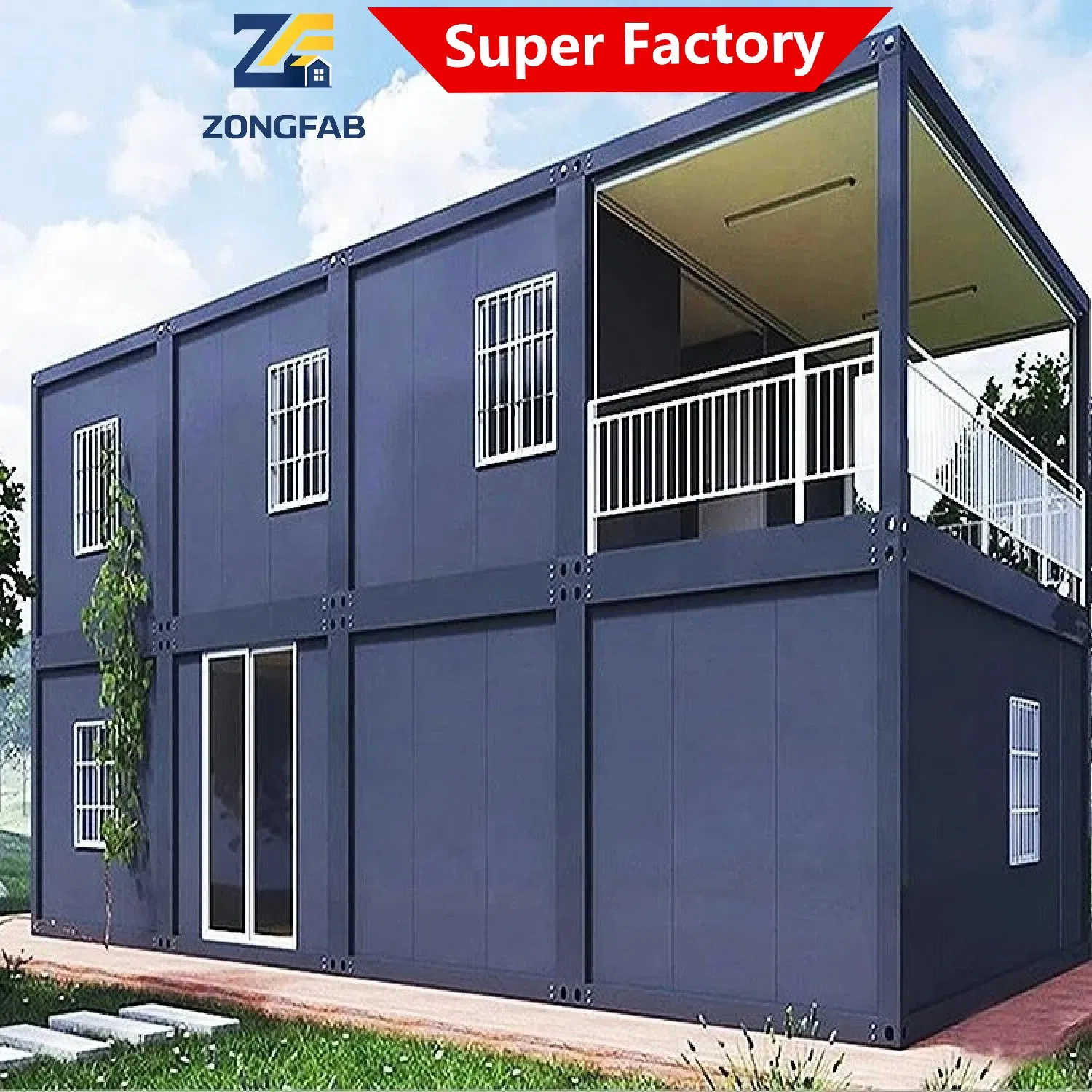 One Stop Turnkey Solution Tiny Steel Living Z Foldable Folding Prefab Modular Container House Home