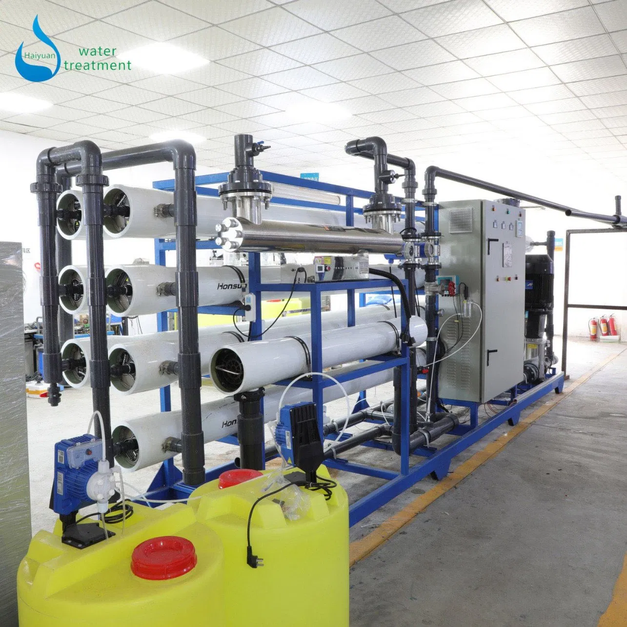 Large Scale Brackish Drinking Well Salt Seawater Sea Water Desalination Treatment Filtration Purification Industrial RO Reverse Osmosis System Purifier Filter