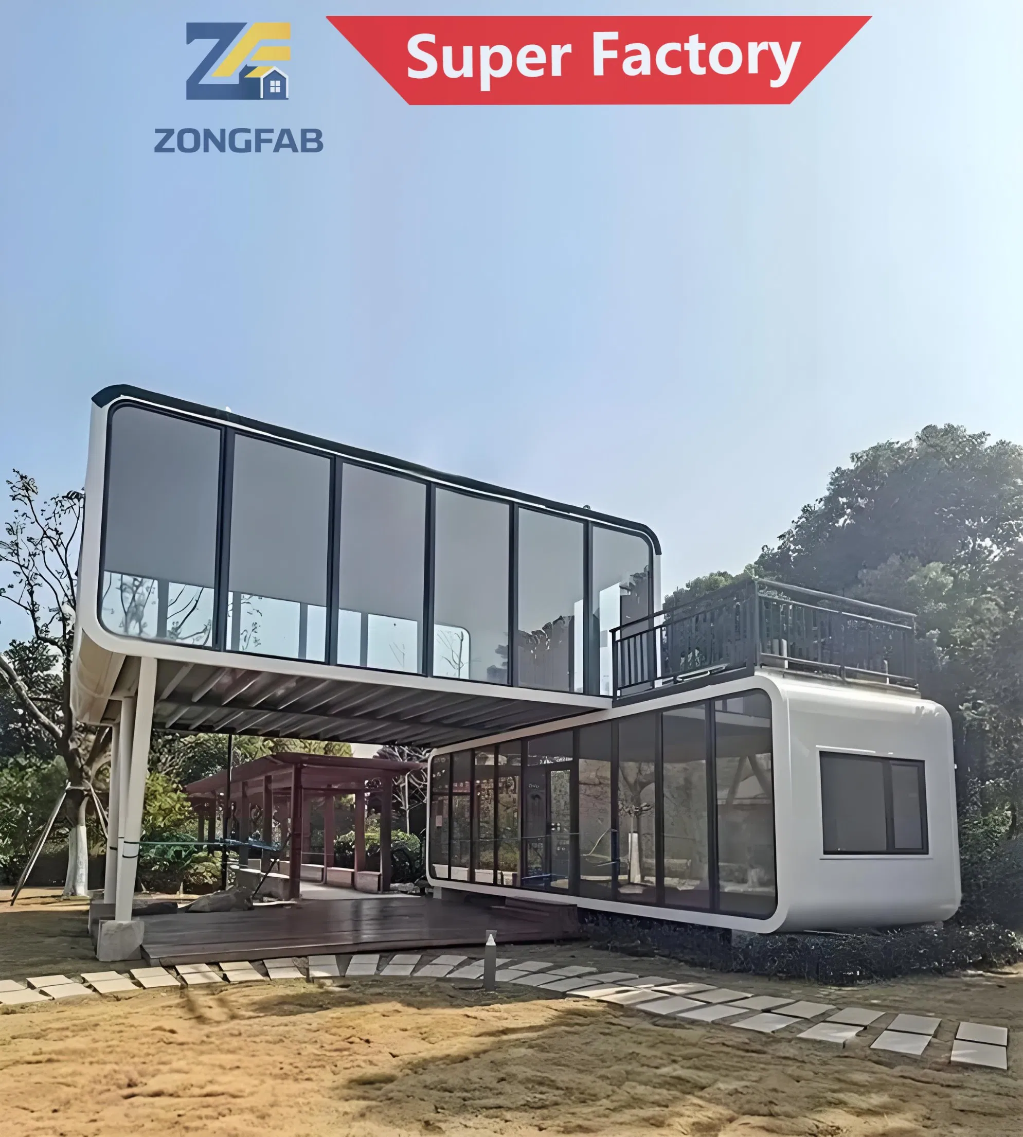 Modern Modular Apple Cabin Pod House for Scenic Resorts and Outdoor Hospitality Projects