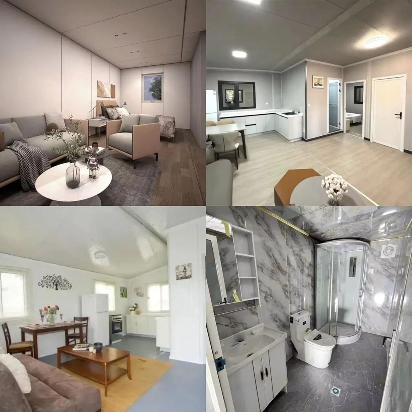 Custom Modern Office Expandable Modular Construction Container with Flat Pack Small Portable House