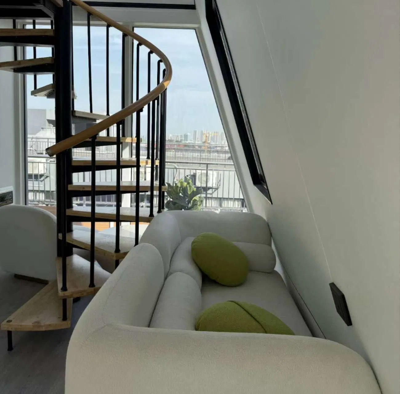 Vibrant V6 Custom Color Design Triangular Space Pod Living Solution