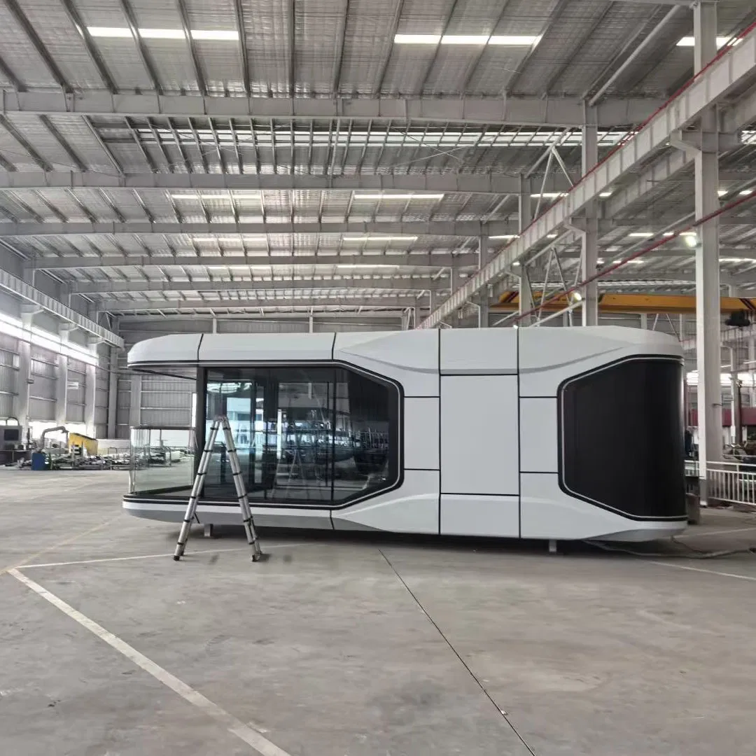 Luxury Prefabricated Capsule Pod Villas, Futuristic Vacation Accommodation, Modular Residential Houses