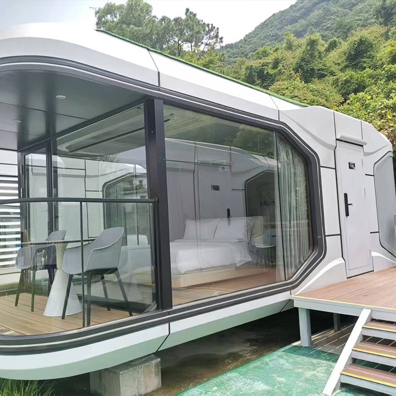 Design Spacious Space Capsule House for Modular Resort Room