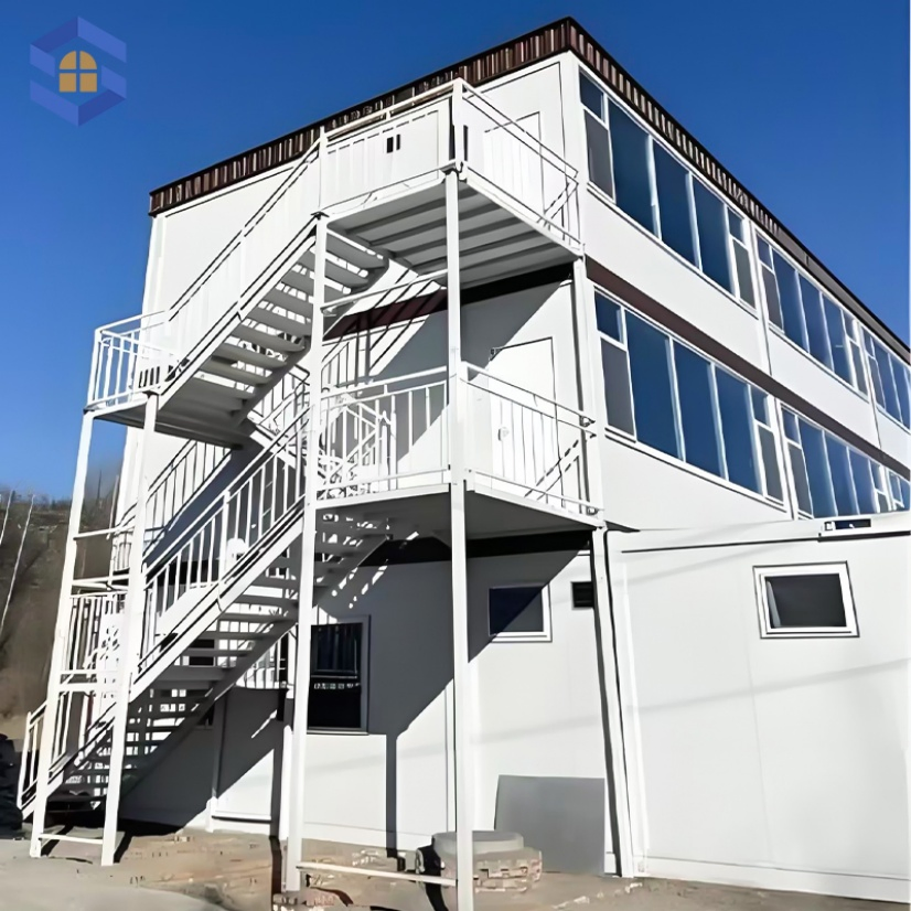 Economic Prefab Worker Accommodation Steel Frame Mobile Modular Apartment Integrated Prefabricated Container Home Housing