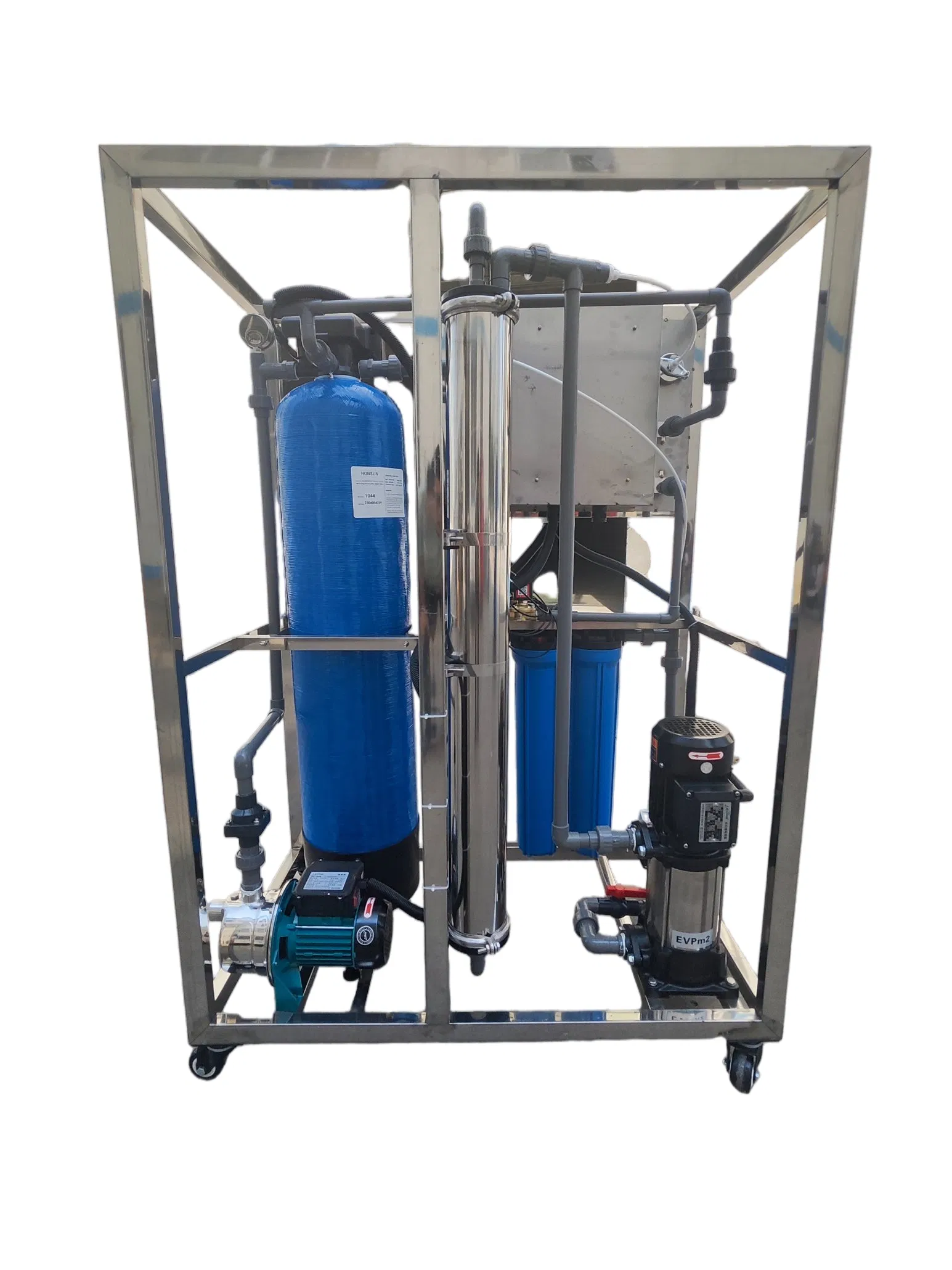 Industrial Water System with Energy-Saving Features for Water Purification