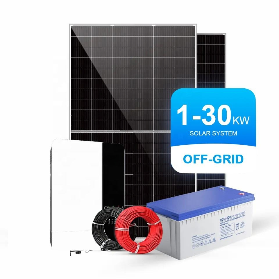 Invest in Reliability with a 6kw off Grid Solar Power System and High Quality Solar Panel System