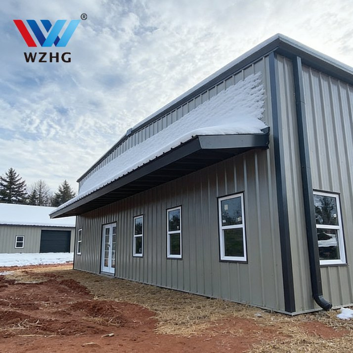 China Prefab Steel Structure Building for Cold Storage Industrial Warehouse and Multi Storey Workshop with Galvanized Anti Rust Protection