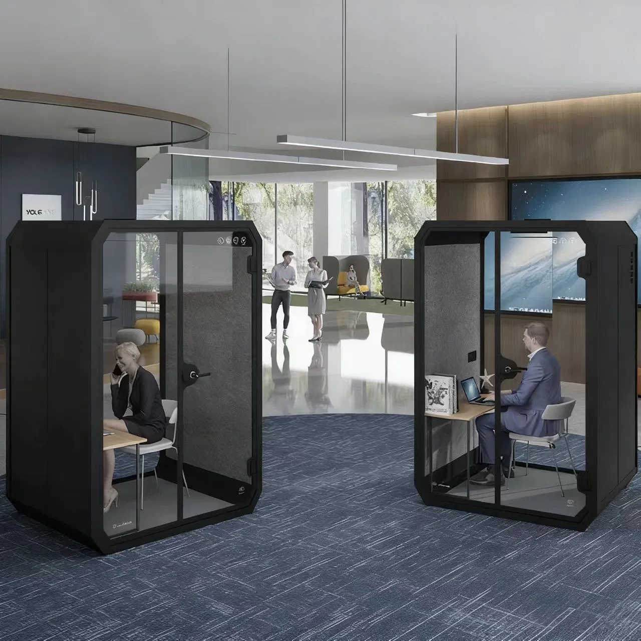 Quick Easy Installation Container Working Mobile Portable Office Integrated Housing