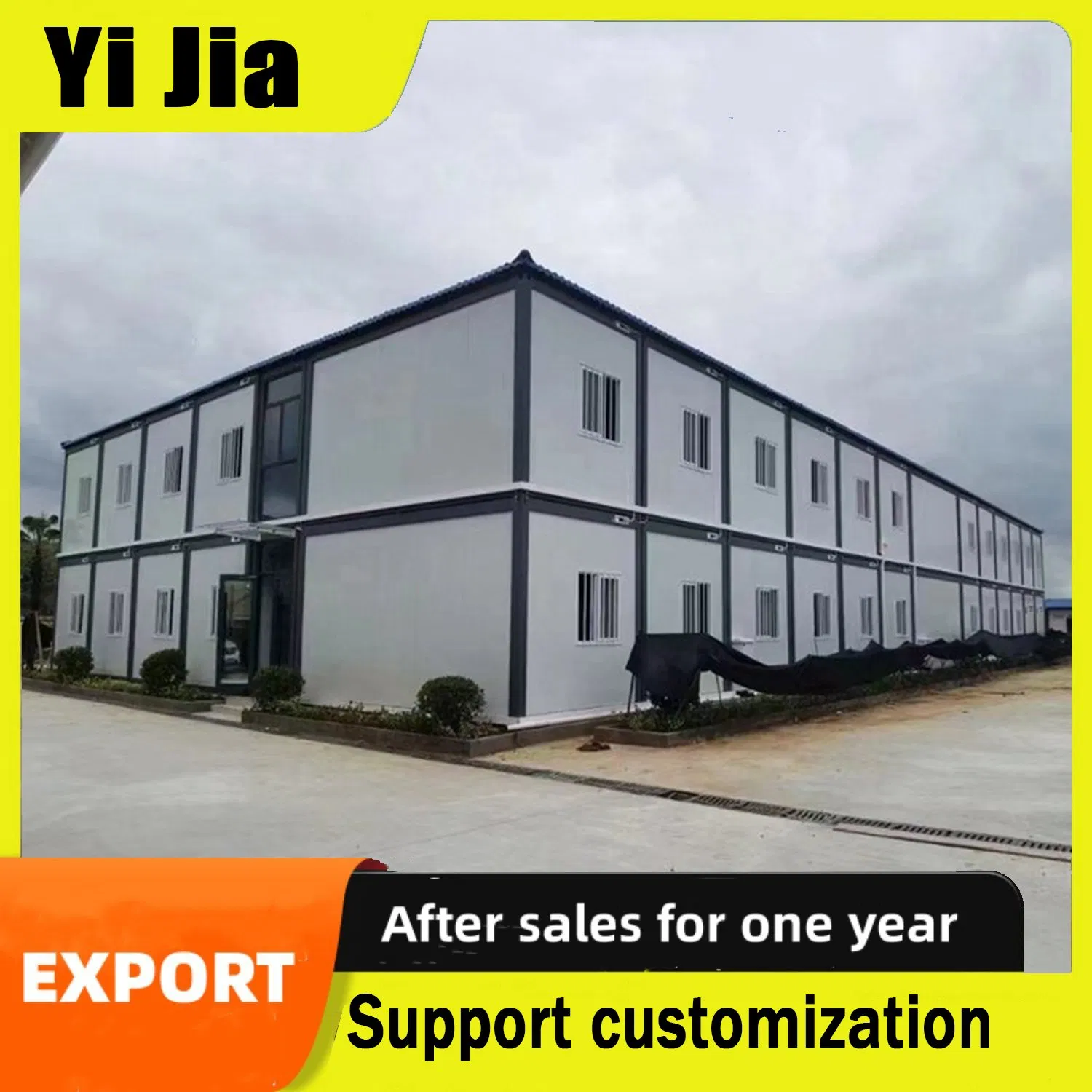 Export Prefabricated Office Container House Assembly Integrated Housing Manufacturing Factory