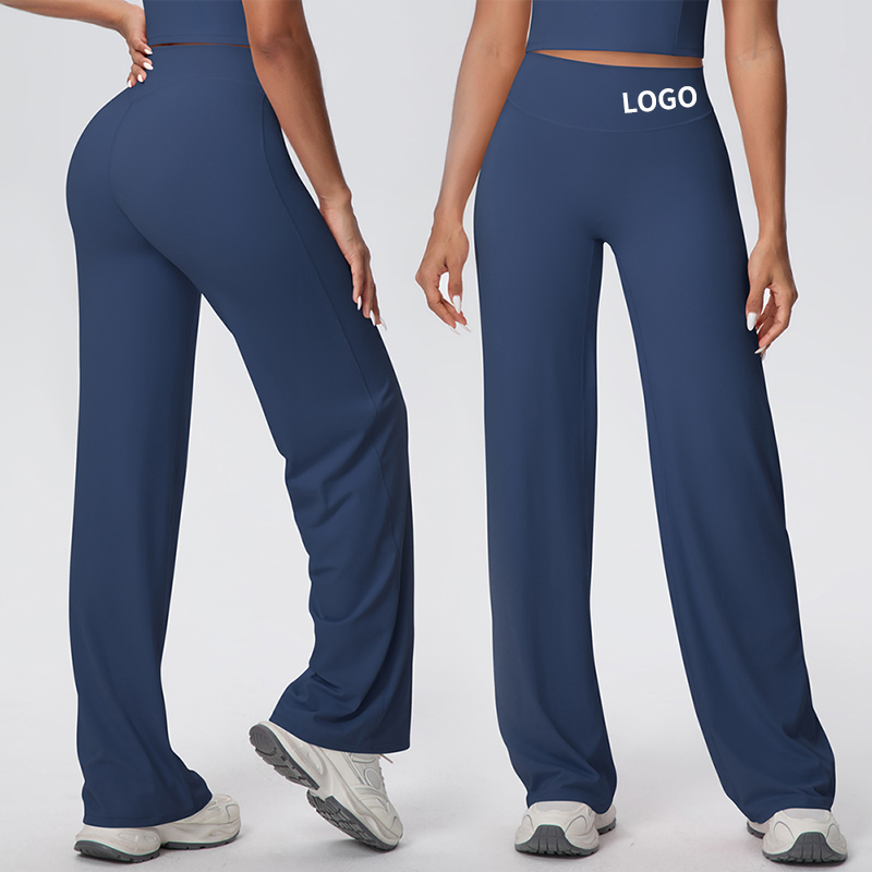 High-Waisted Tight-Fitting Wide-Leg Women's Yoga Pants Casual Flared Fitness Hip-Lifting Yoga Pants for Women