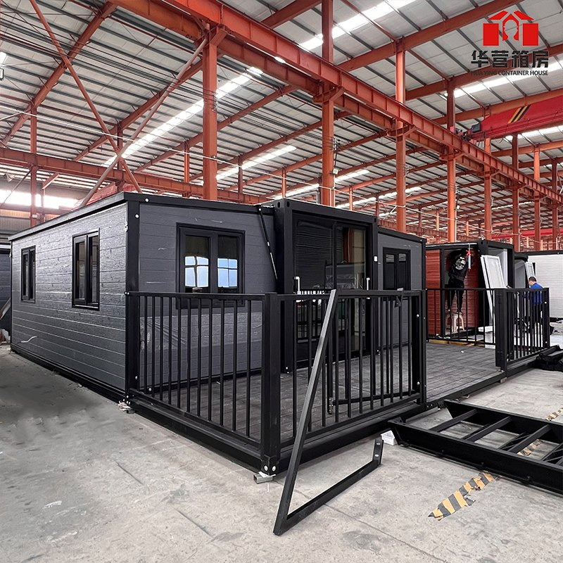20FT New Luxury Modern Prefab Foldable Modular Mobile Living Portable Movable Turnkey Tiny Prefabricated Shipping Expandable Container Home Mobile Folding House