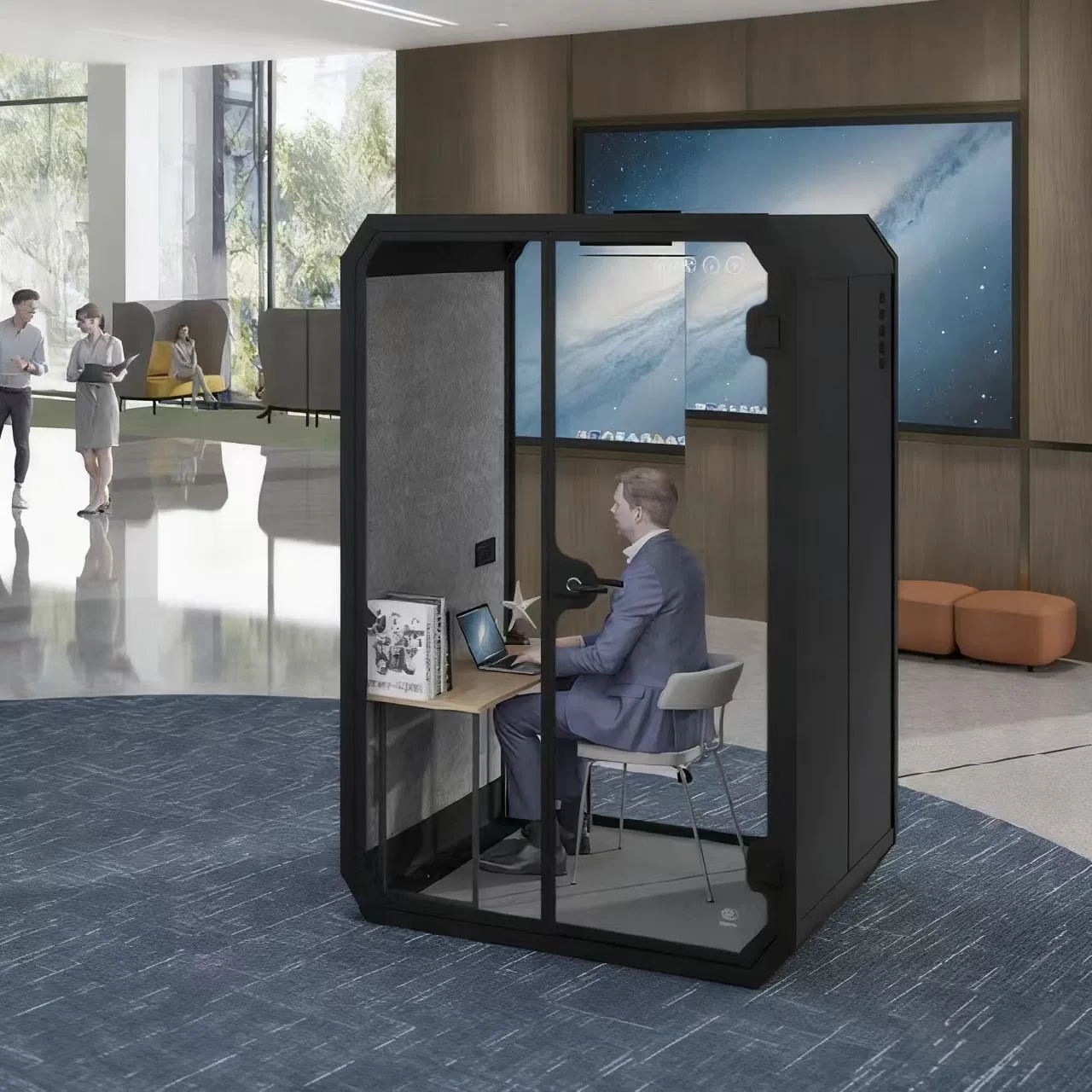 Quick Easy Installation Container Working Mobile Portable Office Integrated Housing