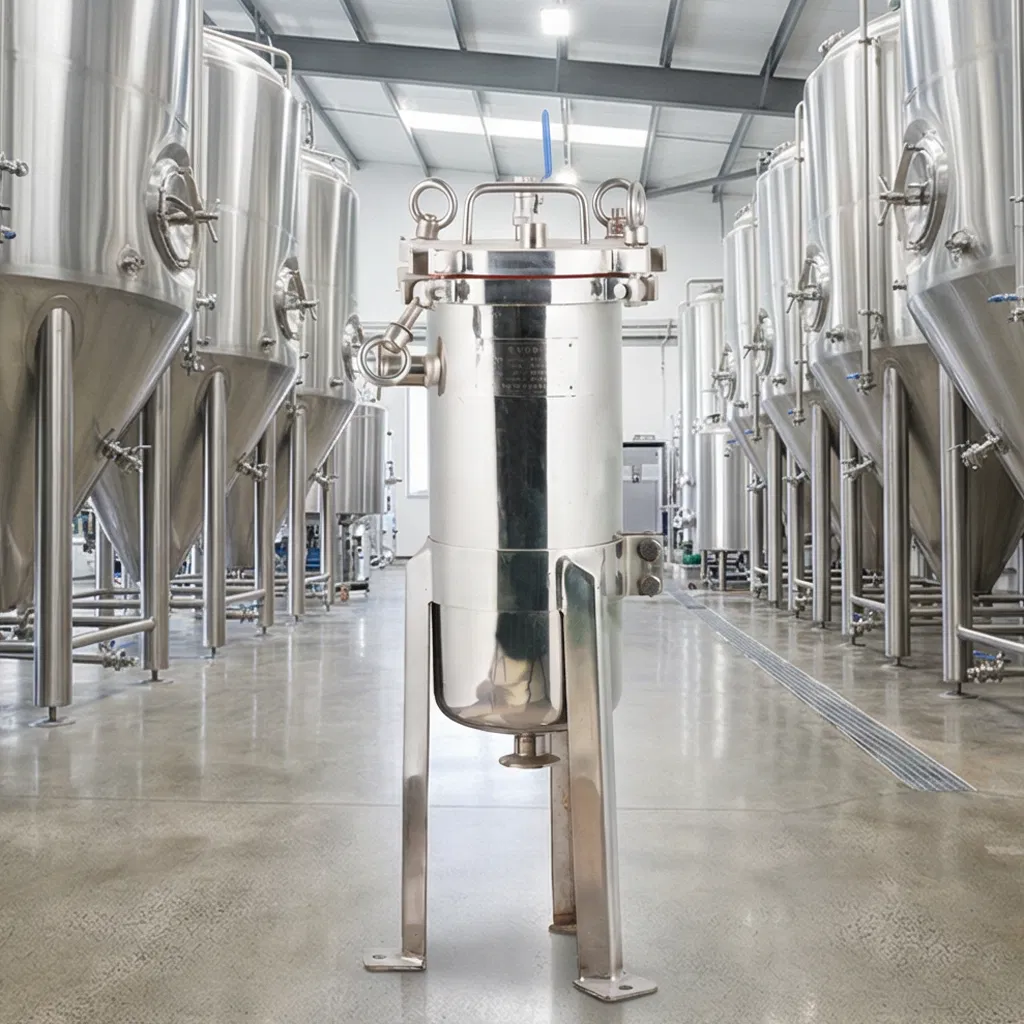 HL Filter Multi Cartridge Water Filter Housing 40 Inch for Liquid Treatment