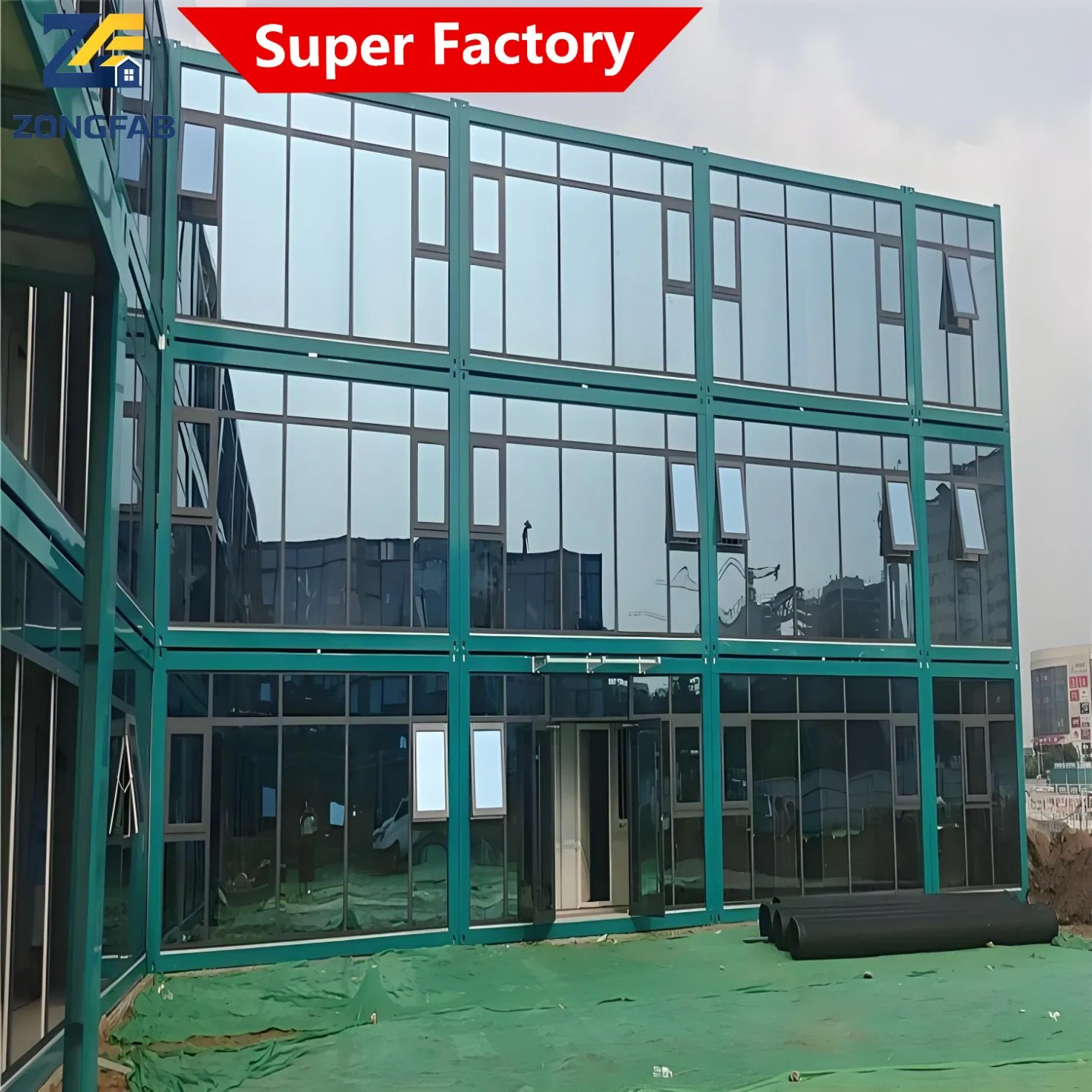 One Stop Turnkey Solution Movable Mobile Portable Detachable Assembly Prefab Prefabricated Container Building Housing