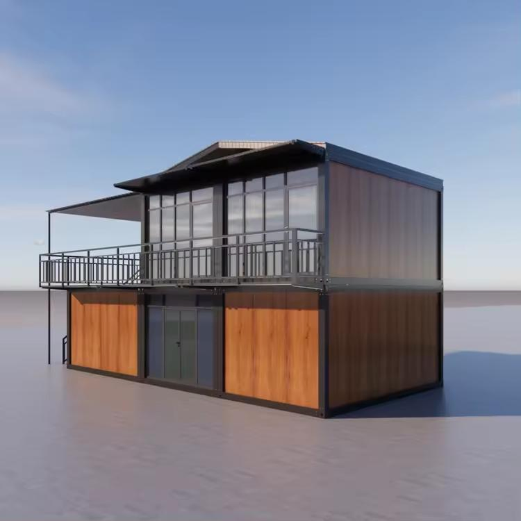 Modular Customized Acoustic Panel Prefab House Steel Structure Container Home