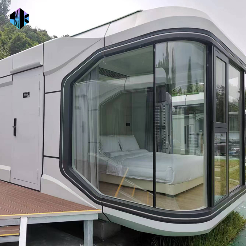 Design Spacious Space Capsule House for Modular Resort Room