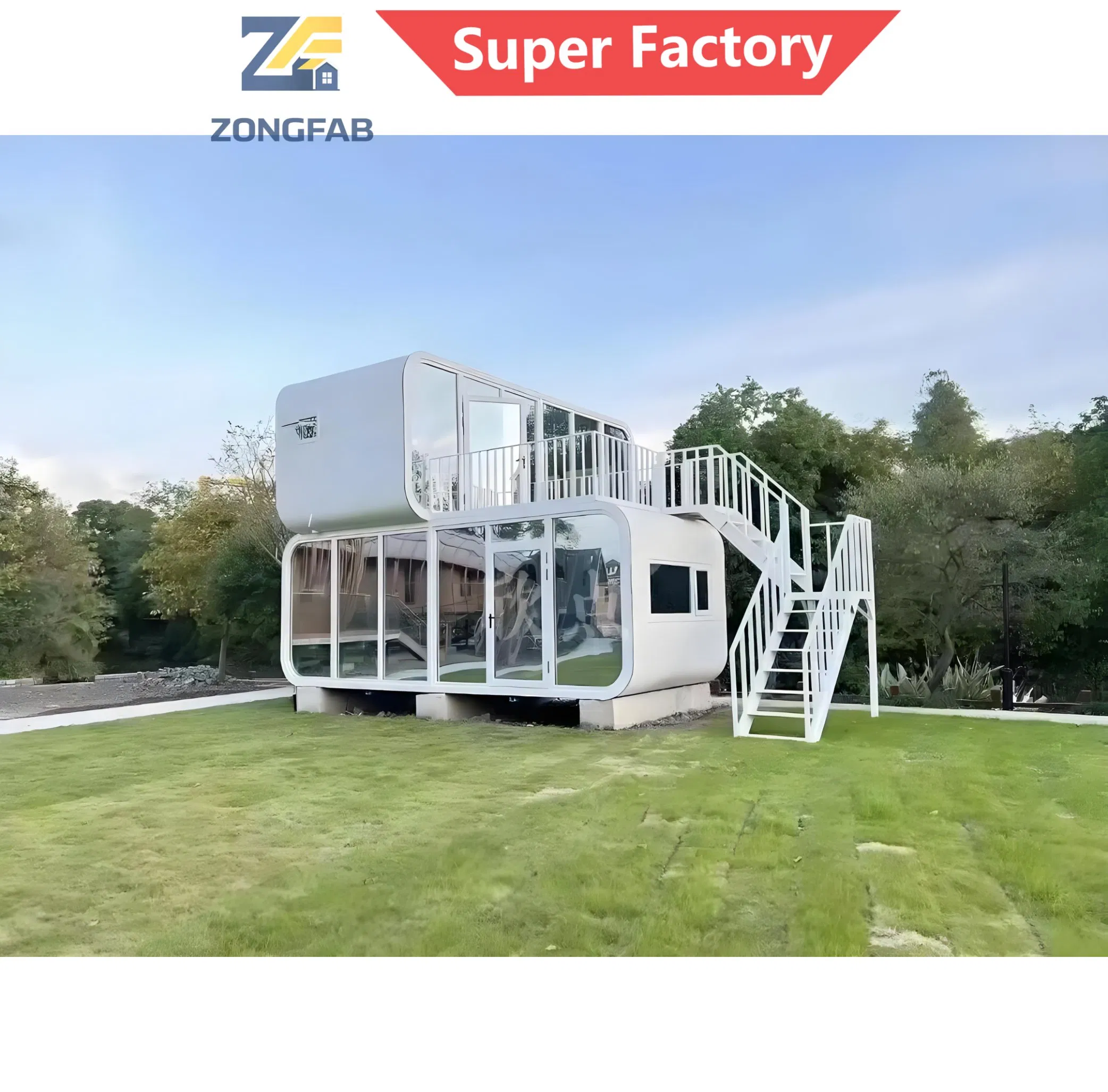 Modular Apple Cabin Pod House for Glamping Resorts and Outdoor Hospitality Accommodation Solutions