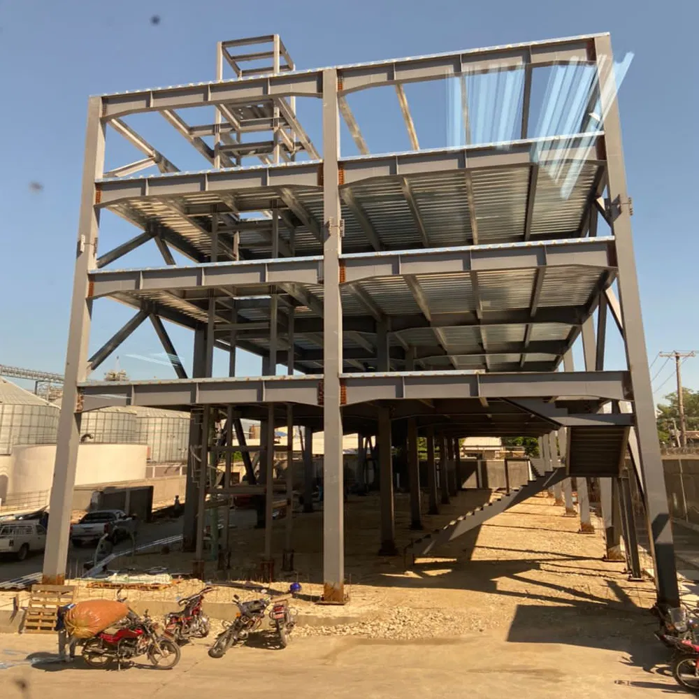 Prefabricated Building Steel Frame High Rise Modular Industrial Office Factory