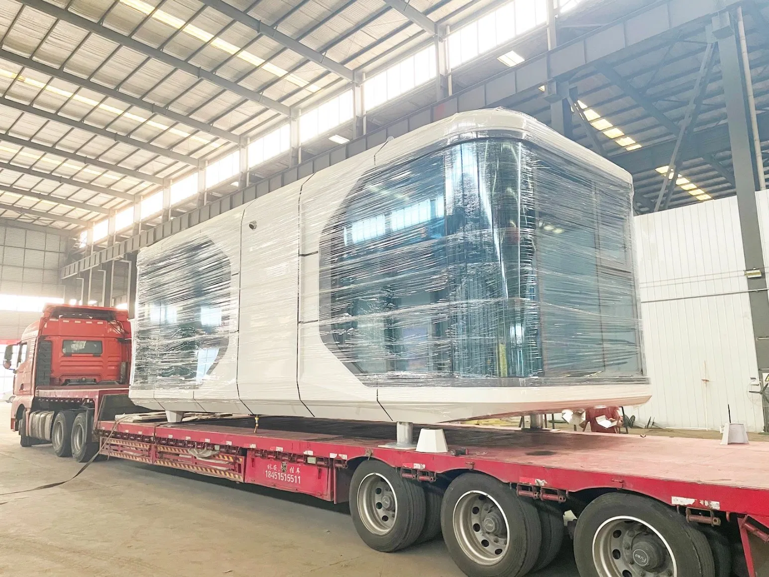 Rapid Assembly Modular Capsule House with Plug-and-Play Electrical and Plumbing Systems