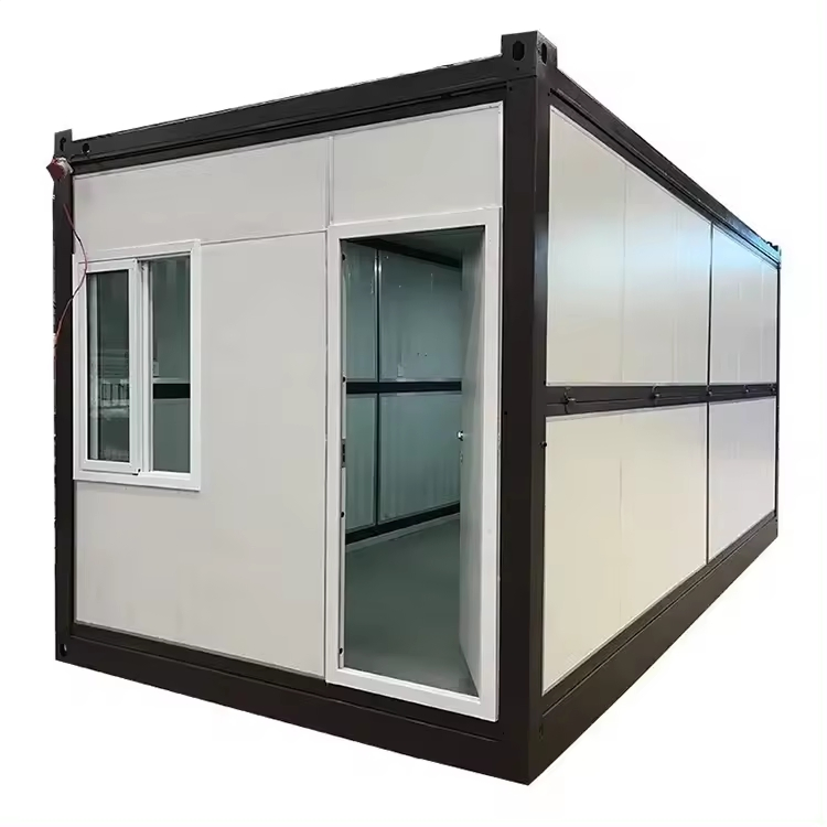 20FT 40FT Modular Foldable Office Cheap Resistant Steel Structure Portable Folding Container Homes