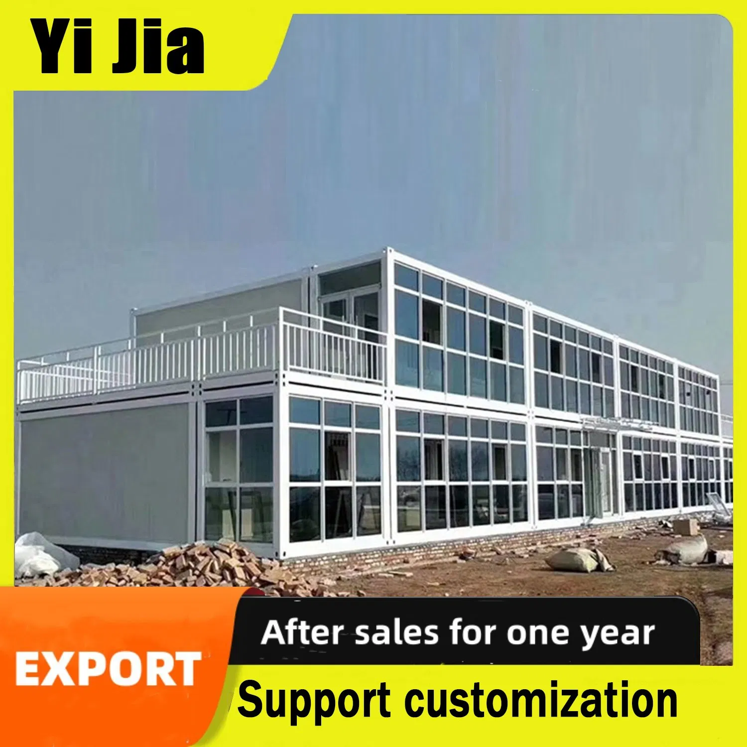 Export Prefabricated Office Container House Assembly Integrated Housing Manufacturing Factory