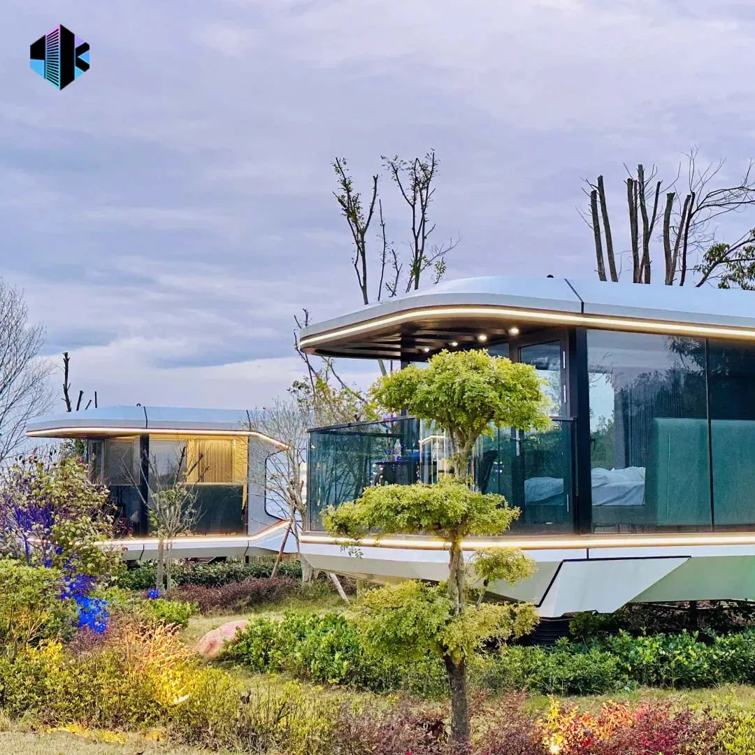 Steel-Structured Smart Space Cabin Houses for Office or Modular Living