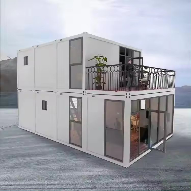 Modular Customized Acoustic Panel Prefab House Steel Structure Container Home