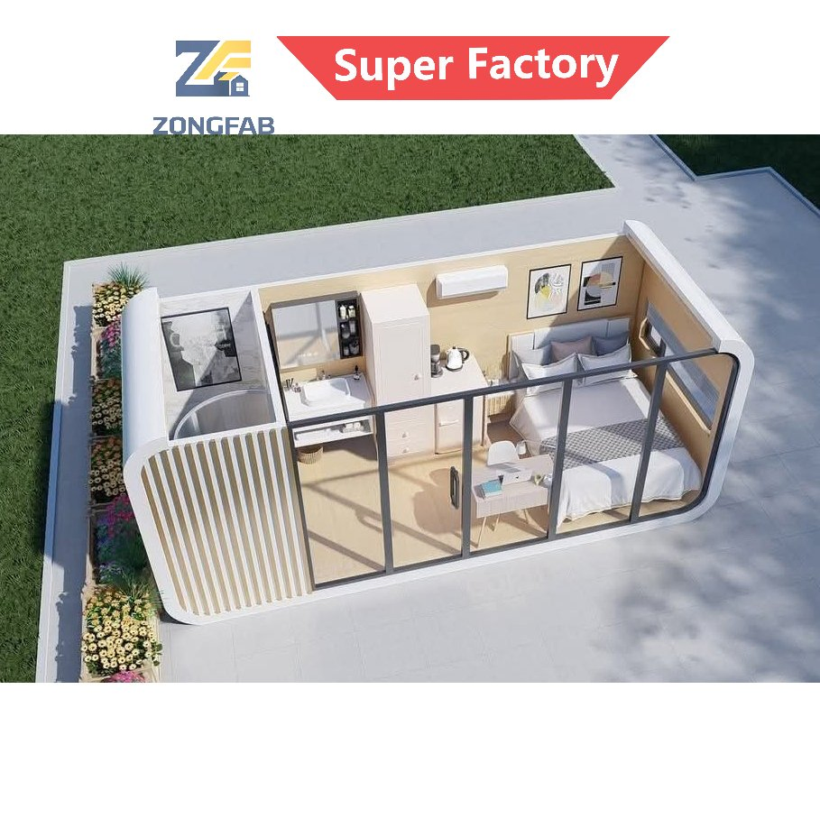 Luxury Modular Apple Cabin Pod House for Eco Resorts and Outdoor Hospitality Applications