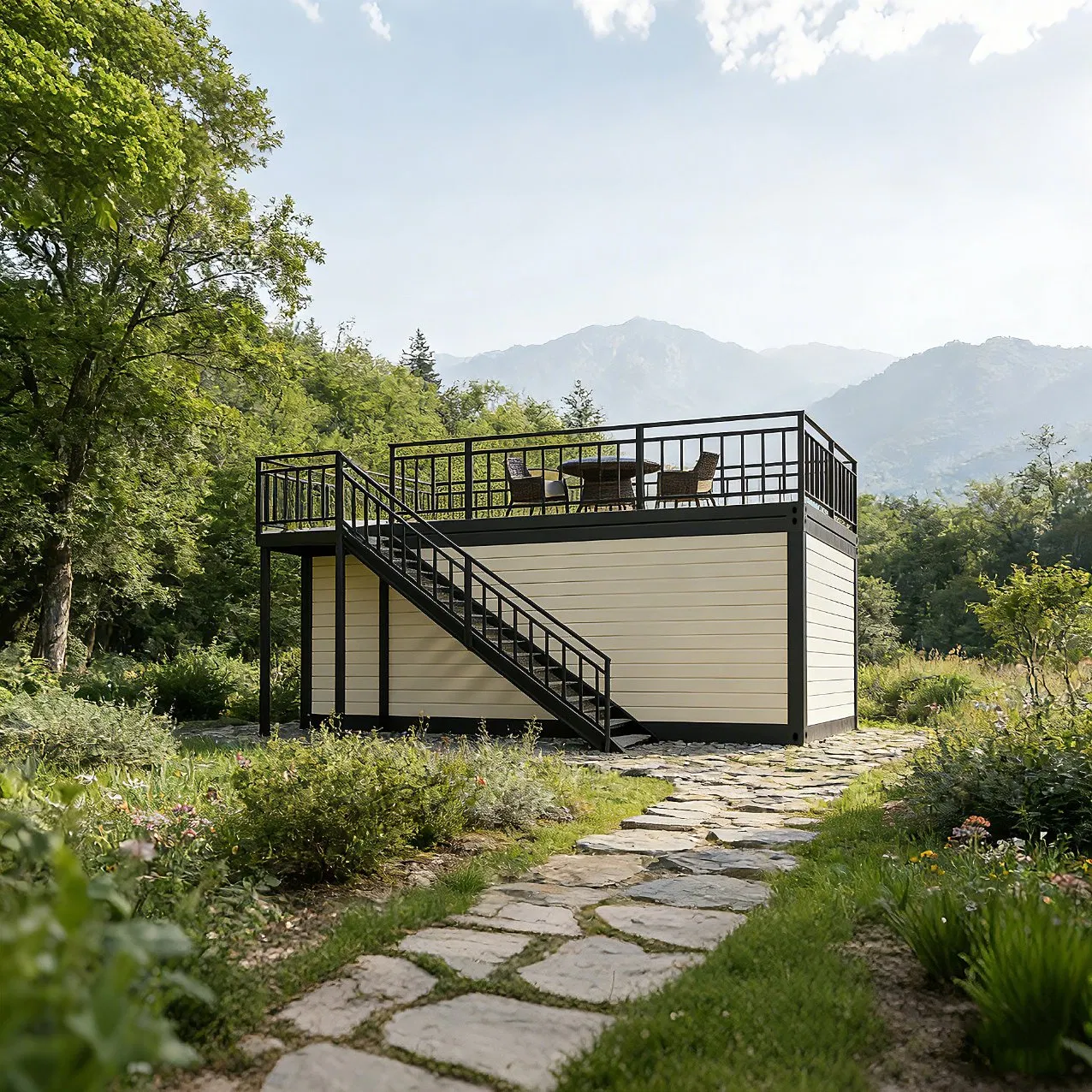 Waterproofing Prefab Villa House Thermal Insulation Container Casa Modular Tiny Mobile Home