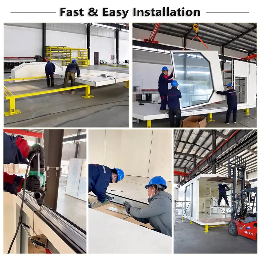 Tourism Hotel Pod Capsule House Modular System, Prefab Structure and Fast Installation for Hospitality Projects