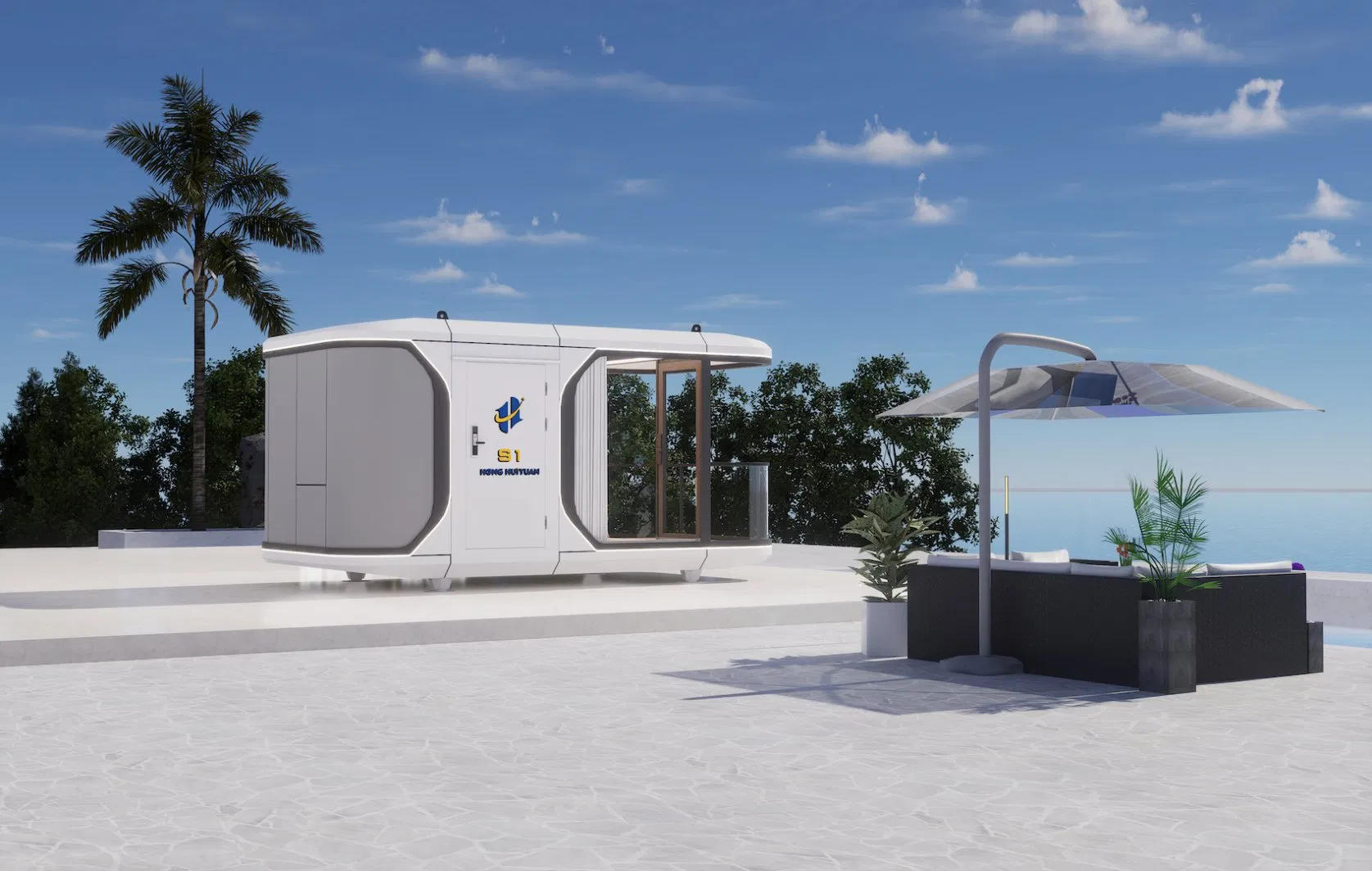 Internationally Approved PVC Capsule Housing for Emergency Needs