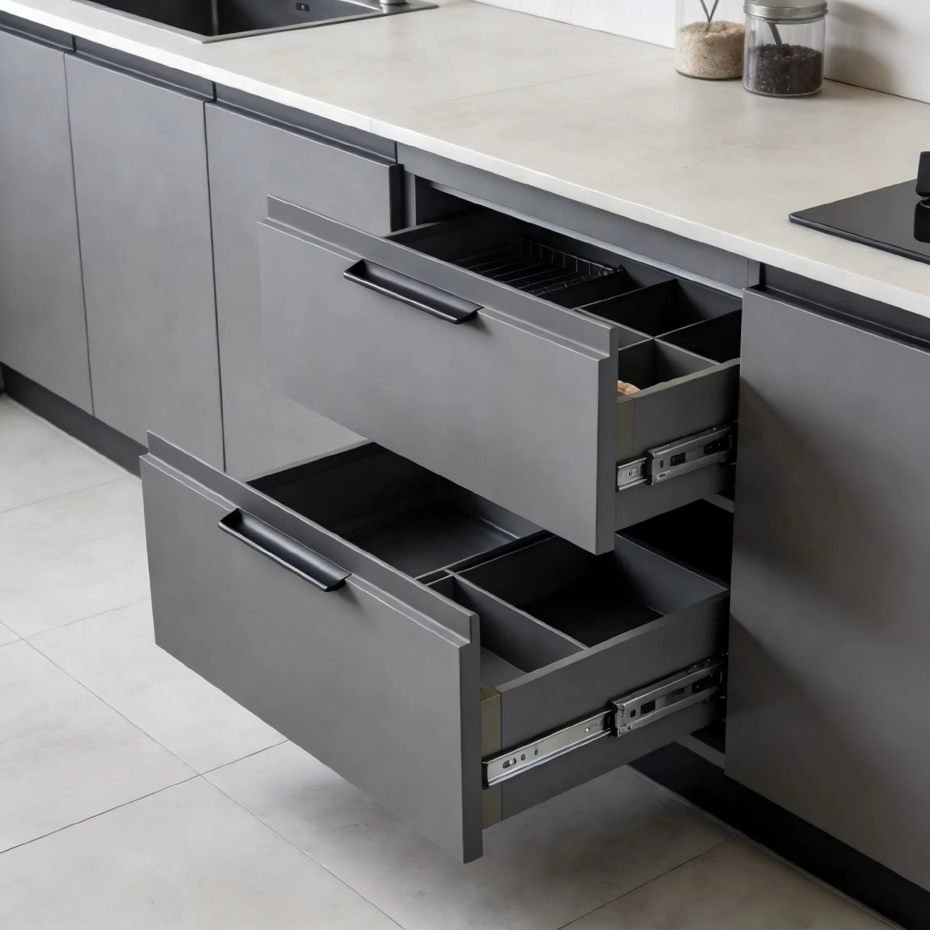 OEM Custom Kitchen Cabinet System for Apartment and Housing Projects