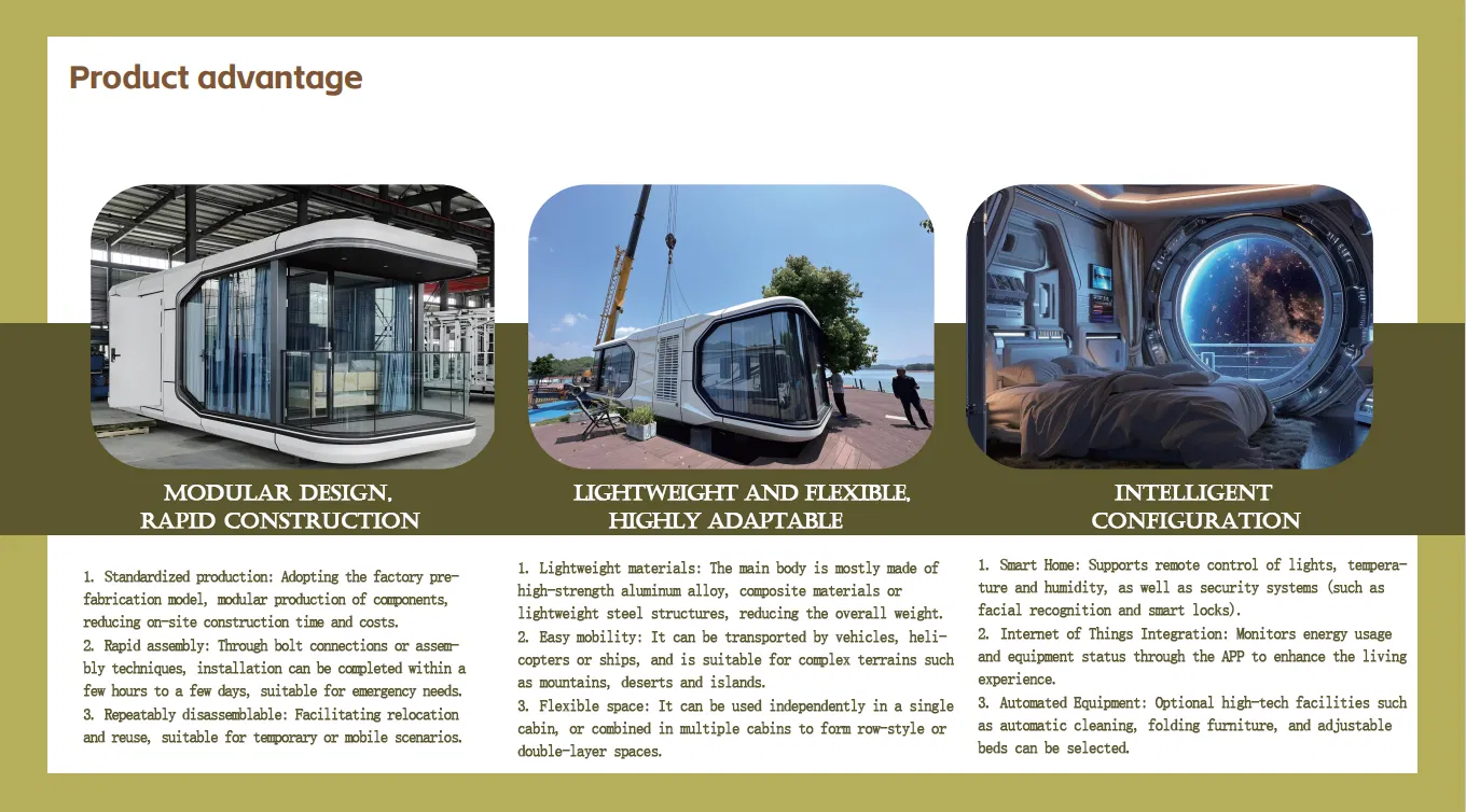 Luxury Prefabricated Capsule Pod Villas