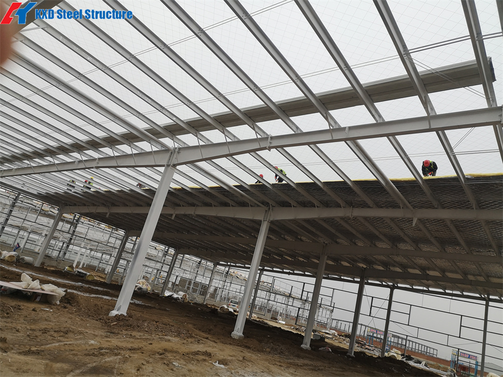 Prefabricated Large Span Steel Structure Shopping and Super Market Building