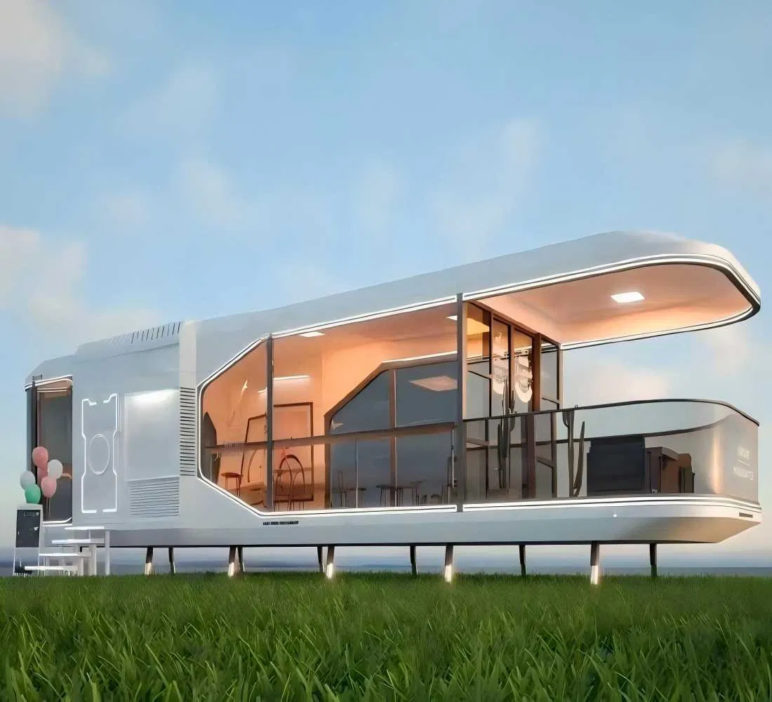 Experienced Team Eco-Friendly Modular Space Capsules House for Camping Resorts