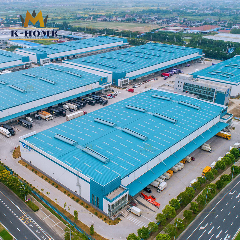 Prefabricated Industrial Modular Steel Warehouse Building and Mental Workshop