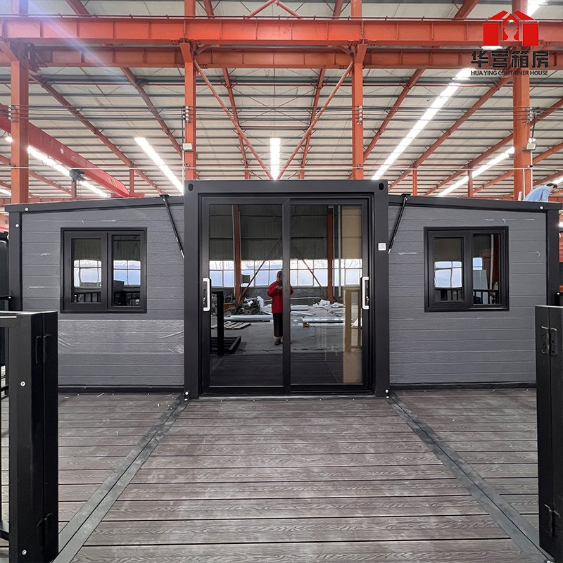 20FT New Luxury Modern Prefab Foldable Modular Mobile Living Portable Movable Turnkey Tiny Prefabricated Shipping Expandable Container Home Mobile Folding House