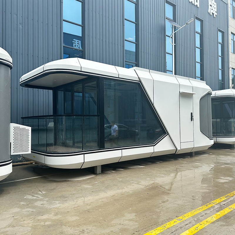 Flexible Modular Space Capsule House for Quick Setup in Offices, Healthcare, Mobile Units, and Recreation