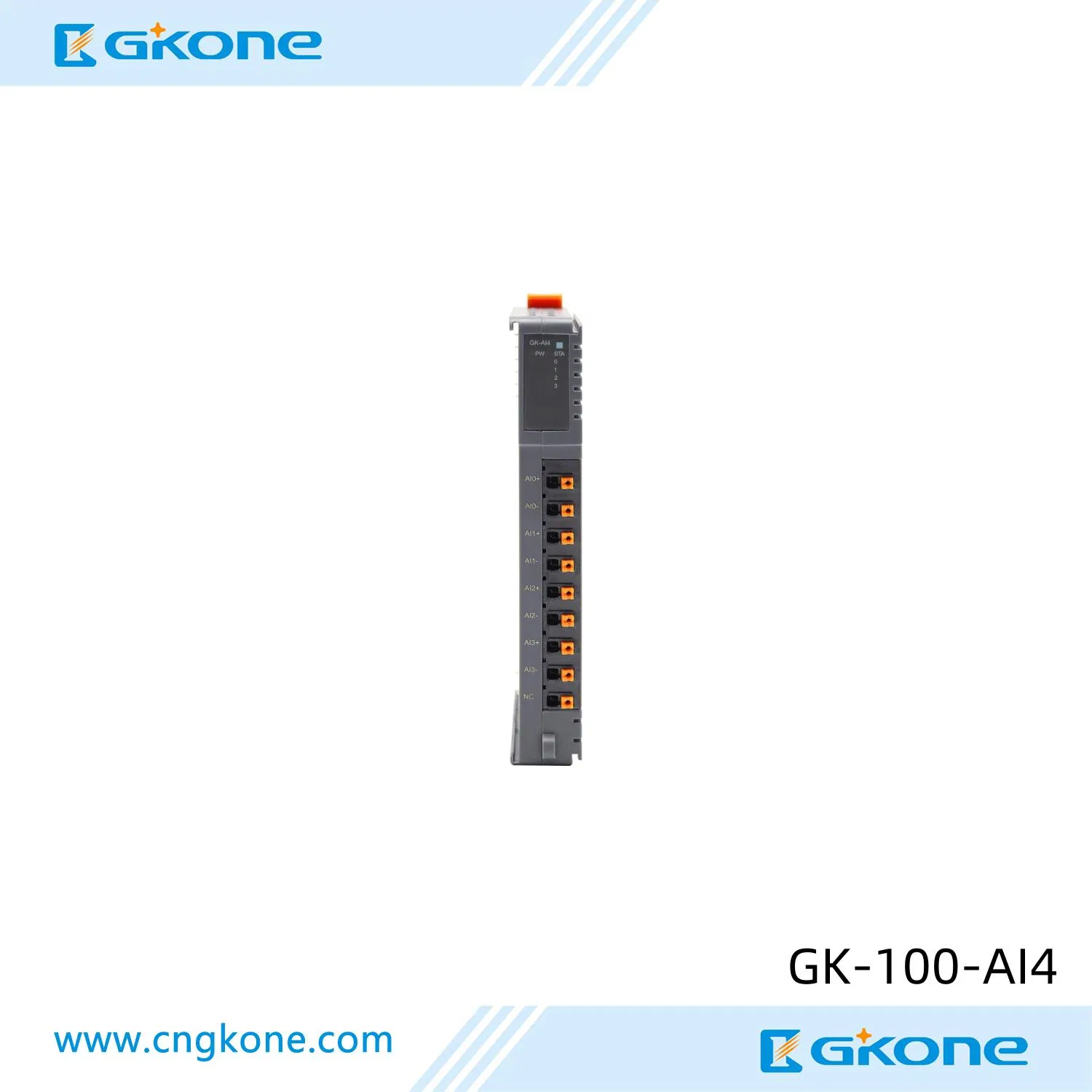 Advanced High-Performance 4 Channel Analog Input Module Solution for Professionals Gk-100-Ai4