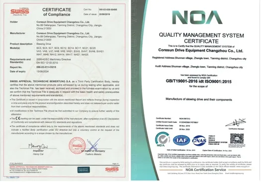 CE ISO Certification