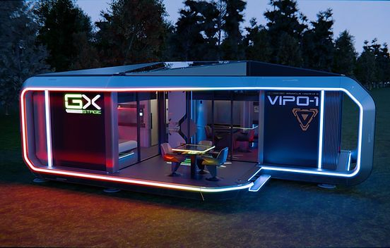 Luxury Mobile Space Capsule Style Modular Accommodation