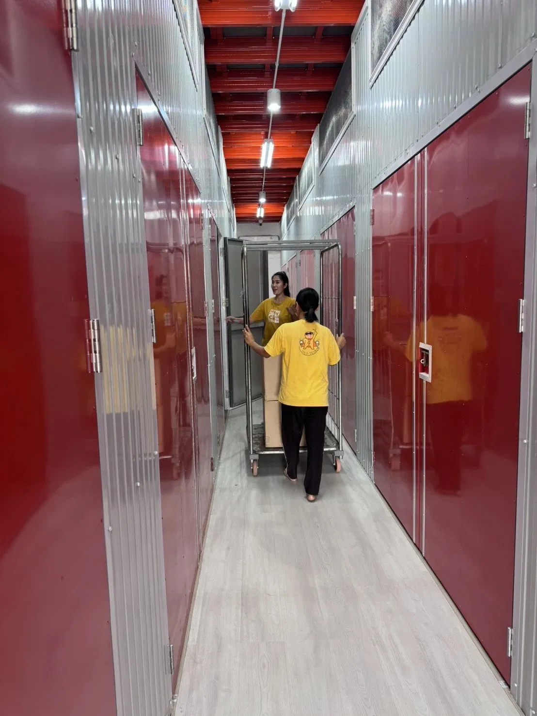 Well Quality Modular Partition Walls Steel Prefab Self Storage Unit Facility