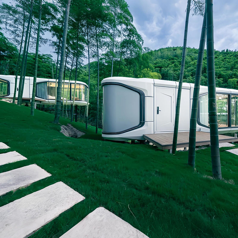 Modular Space Capsule House for Quick-Deployment Business