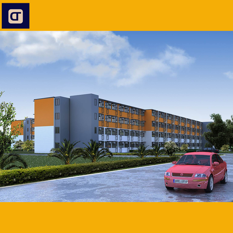 Multipurpose Prefab Container Home Office High Rise Prefabricated Building Integrated Housing