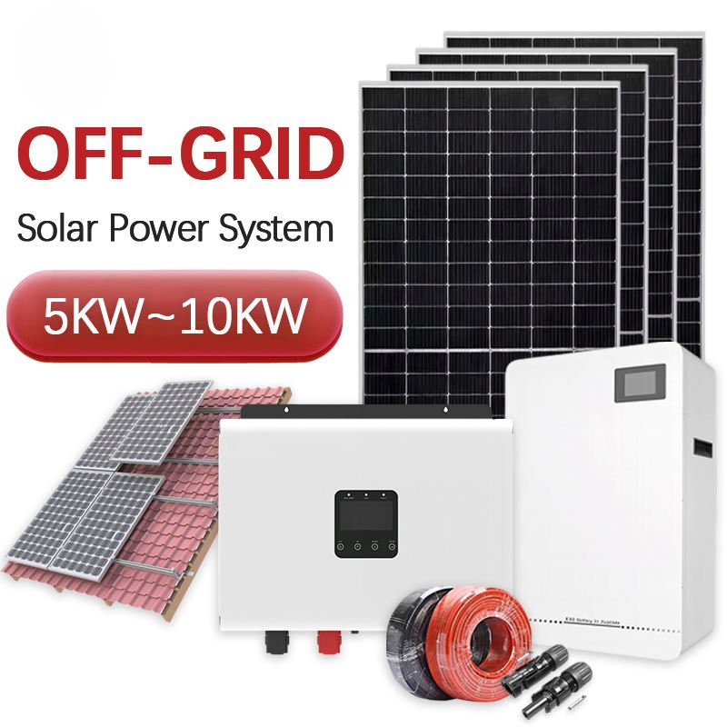 Your Own Home Power Plant a 6kw off Grid Solar Panel System That Is a Full Solar Power System