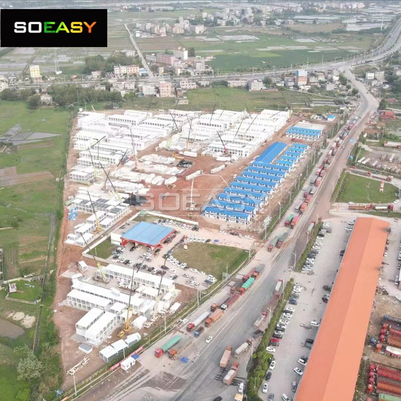 Tempory Construction Site Modular Man Camp Housing Oil Field Labour Camp Accommodation