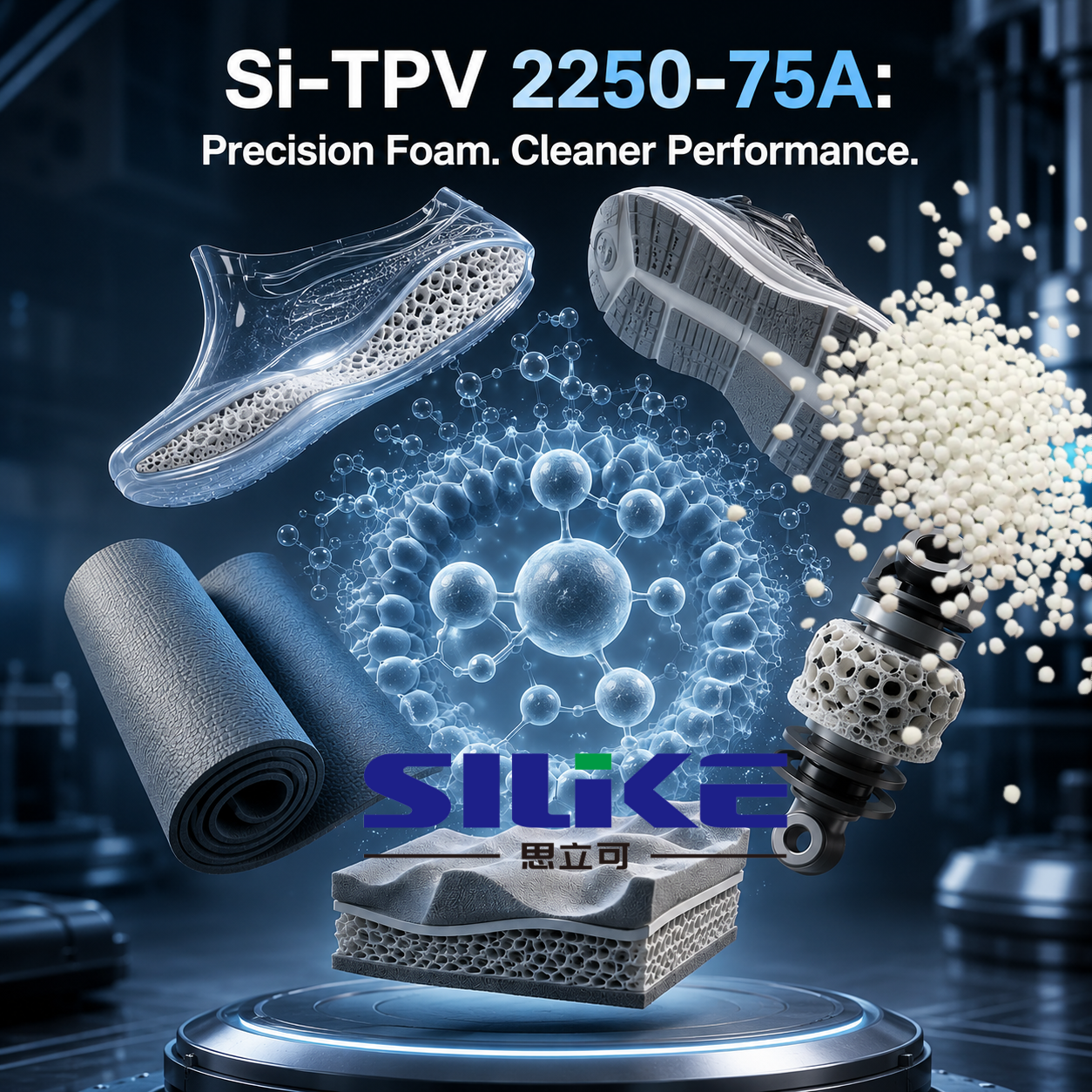High-Performance foam stability, lightweight comfort, and cleaner material performance.