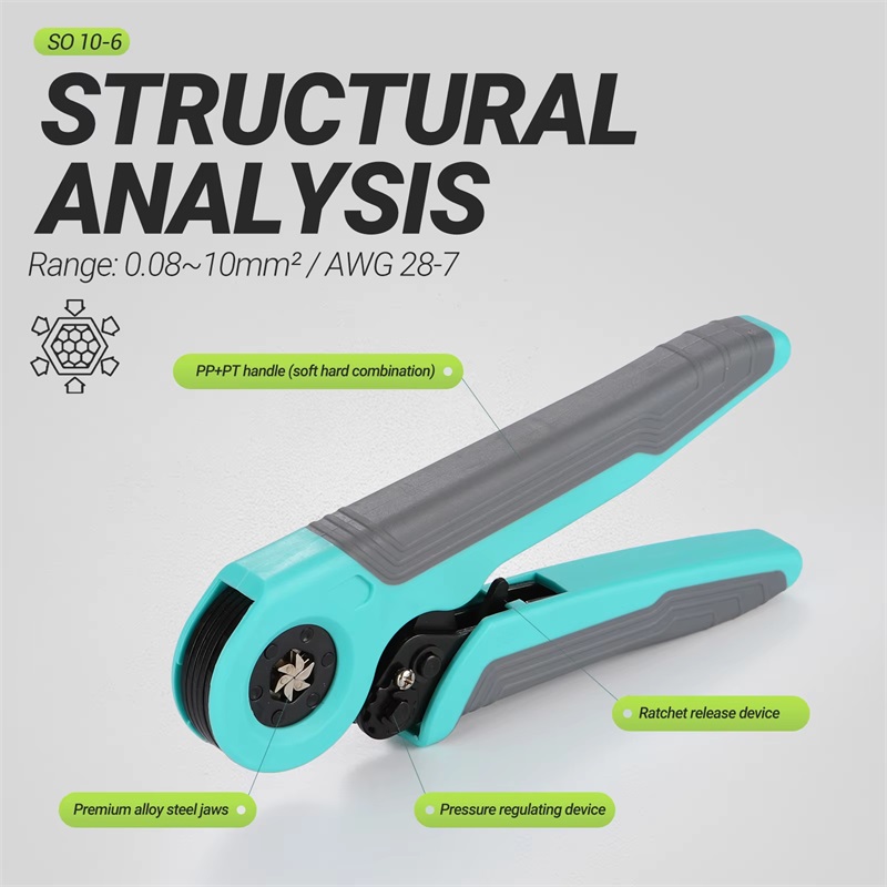 SO 10-6 Precision Crimping Pliers Feature