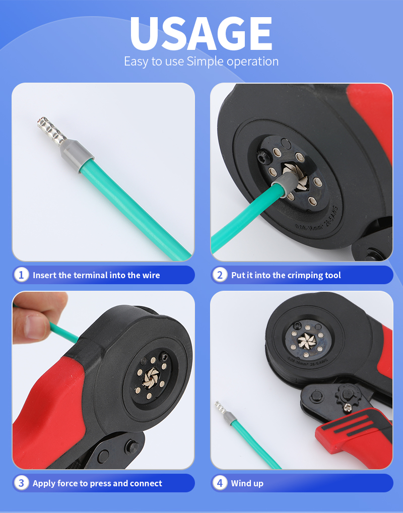 SO 16-6 Hand Crimping Tool Detail 7