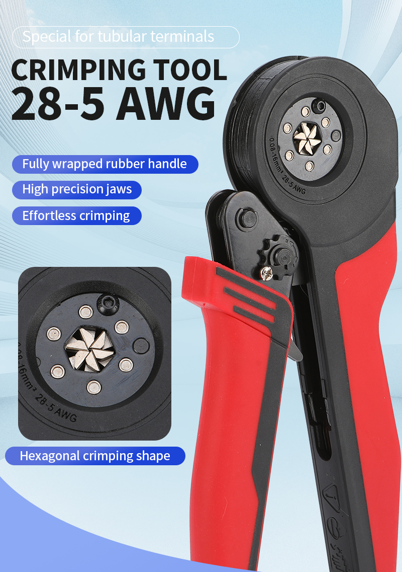 SO 16-6 Hand Crimping Tool Detail 1